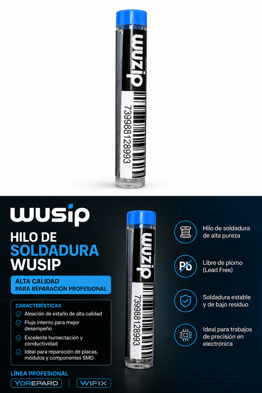 Alambre de Níquel Wuzip 0.8mm