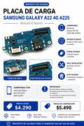 Placa de Carga Samsung Galaxy A22 4G A225 – USB-C