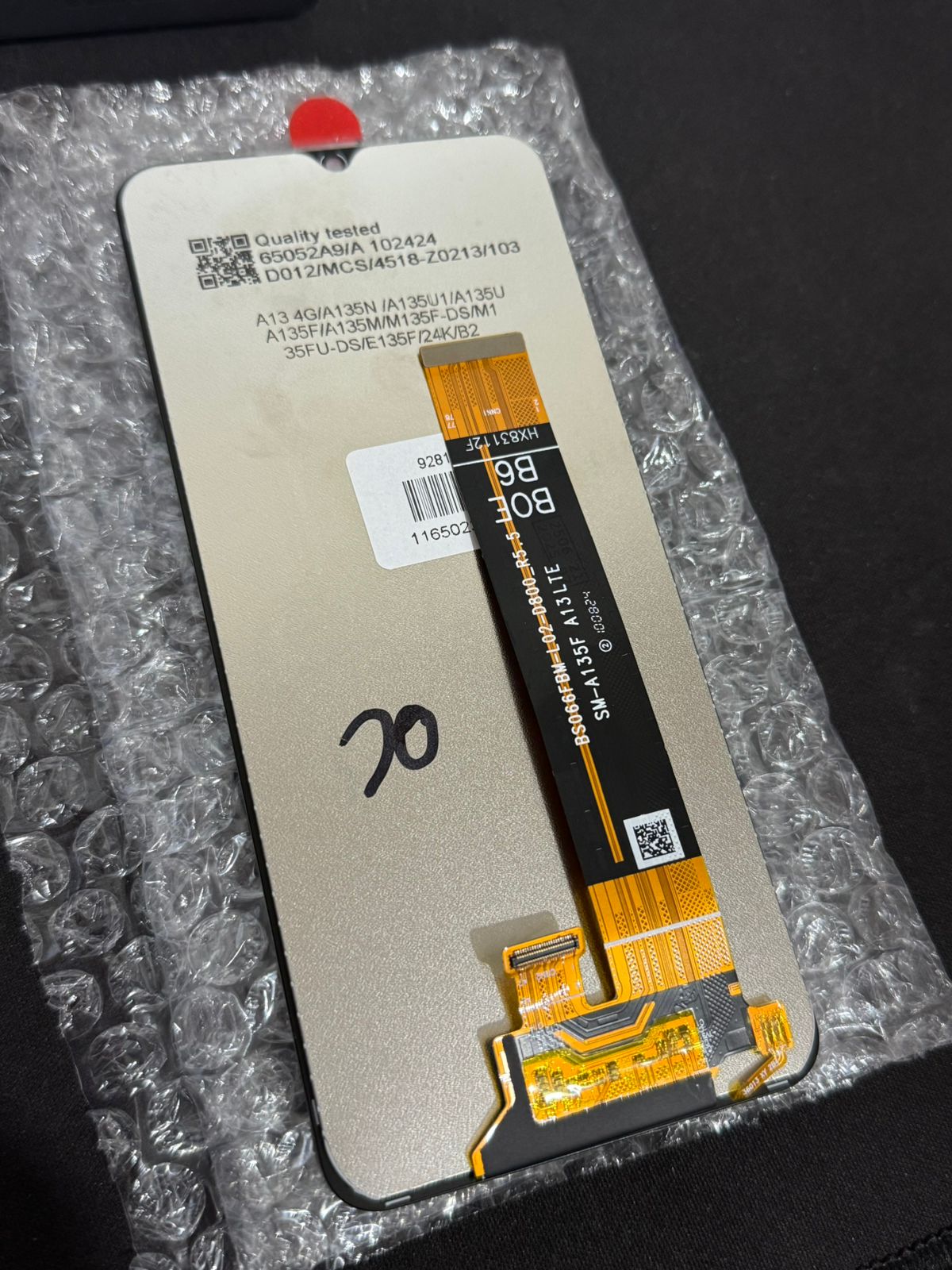 Módulo Pantalla Samsung Galaxy A13 4G A135 – INCELL – Negro